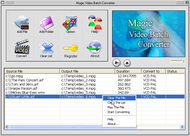 Magic video batch converter screenshot